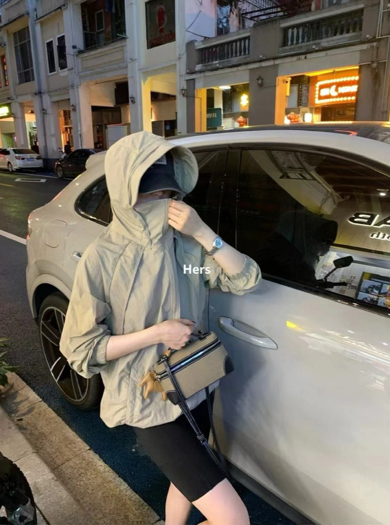 HERS> 連帽防曬衝鋒衣  21072#