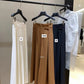 Hers - 絲滑修身闊腿褲     80761#