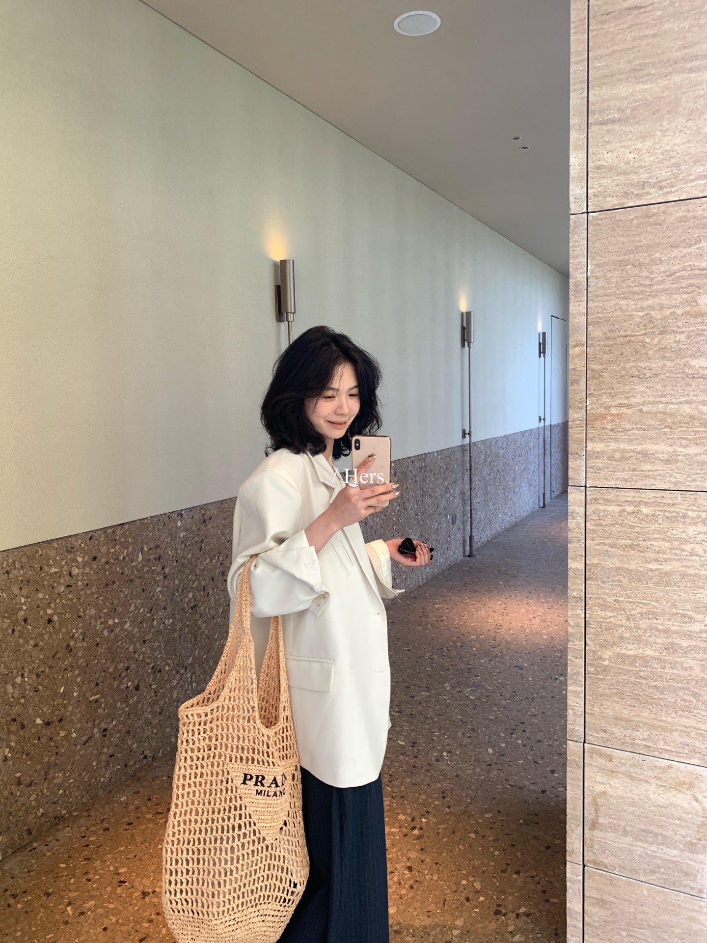 Hers -  氣質廓版西裝外套    80259#