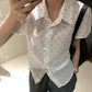 HERS> 波點麻襯衫 9525#