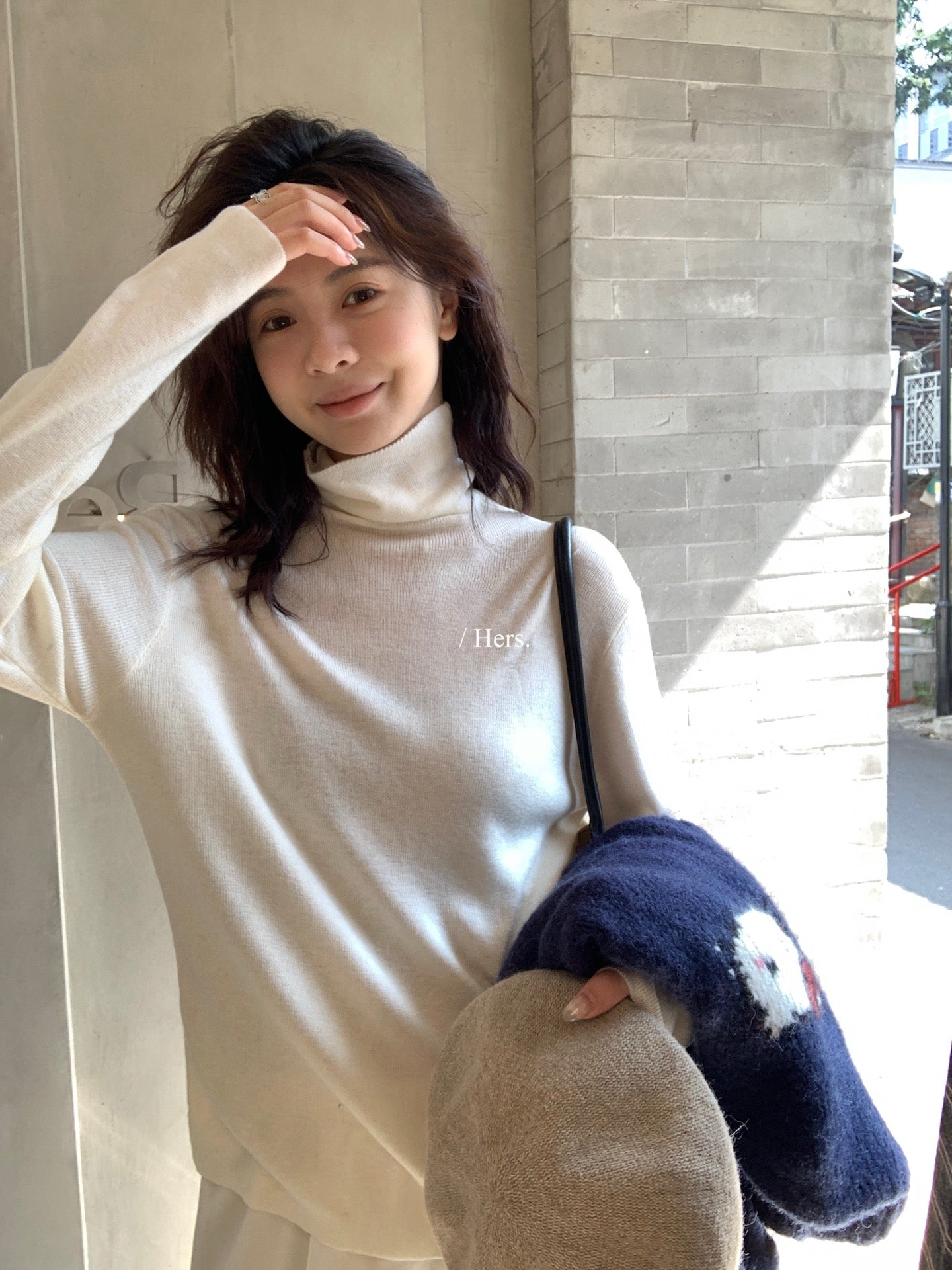 Hers - 高領針織打底  92470#
