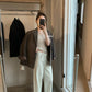 HERS> 小眾水洗色直筒牛仔褲 20392#