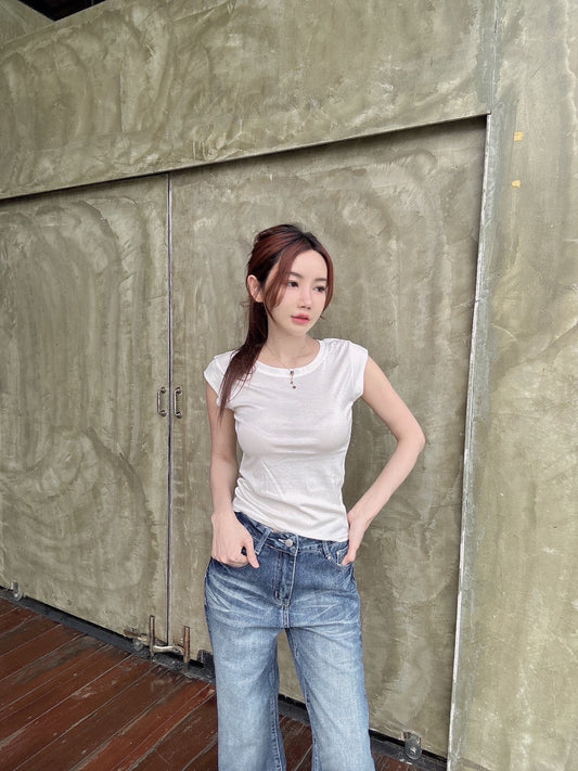 NENE> 萊賽爾天絲小飛袖T 1021#
