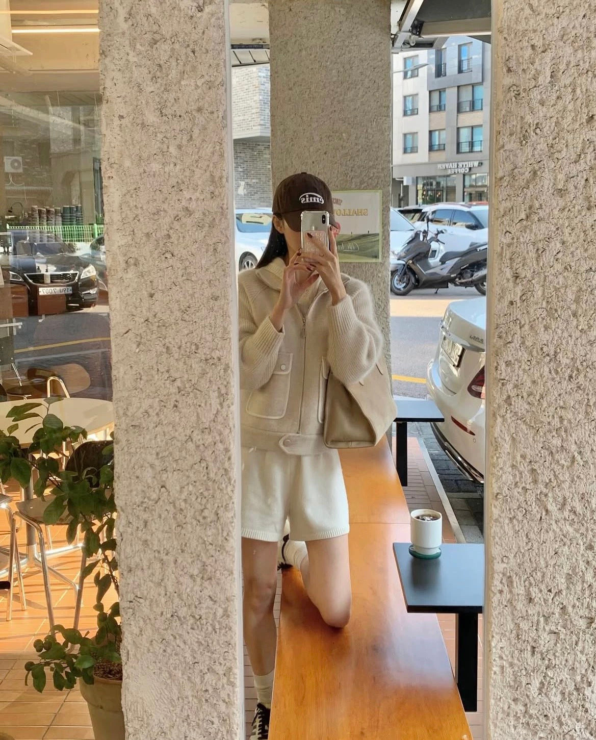 YJNN - 小香風毛呢針織小外套 366#