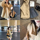 HERS> 連帽中長款風衣  92086#