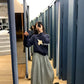 HERS>  造型感毛呢氣球半裙 10510#