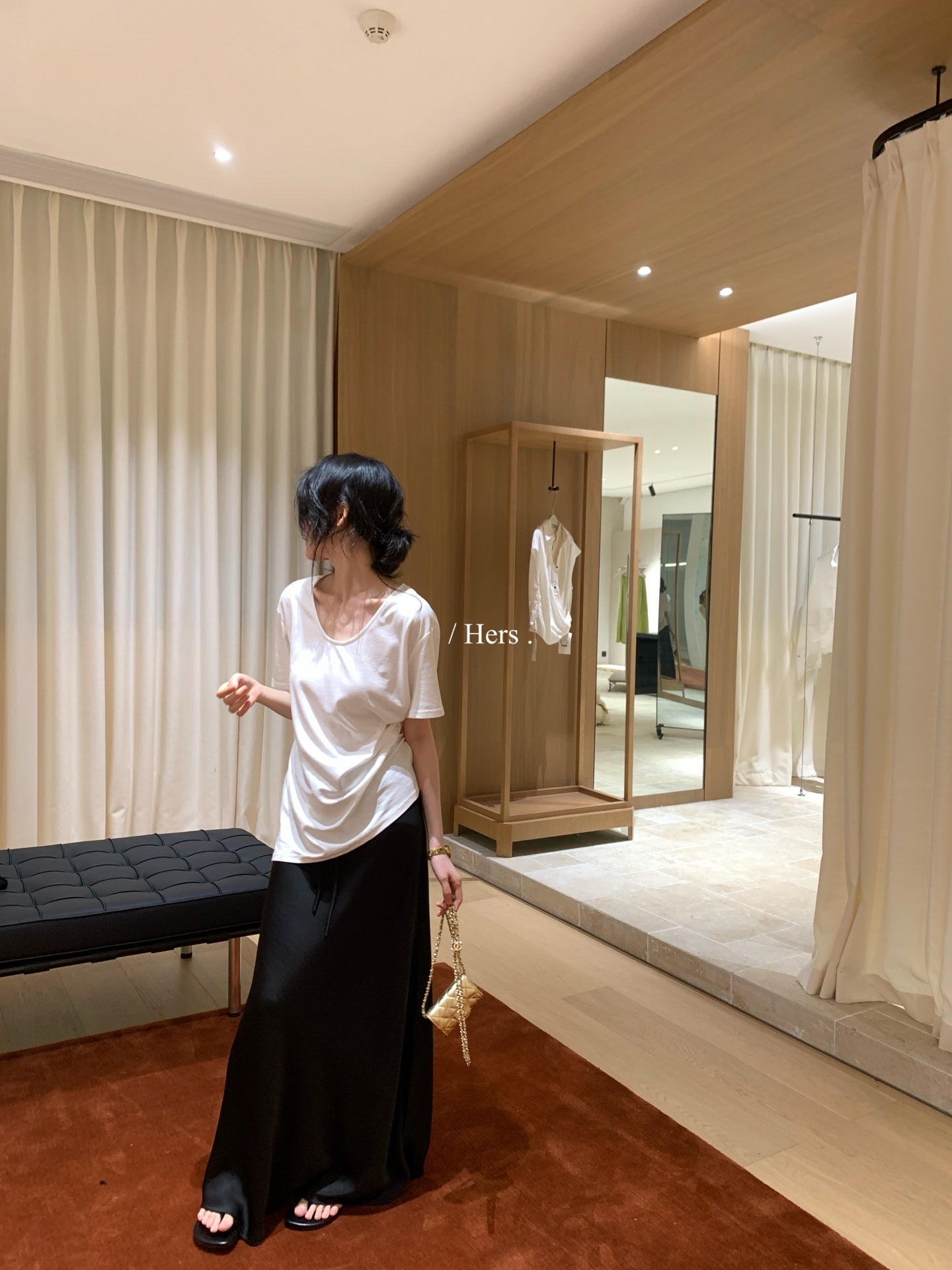 Hers - 光感半裙    80467#