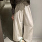 HERS> 簡約舒適日常闊腿褲 20312#