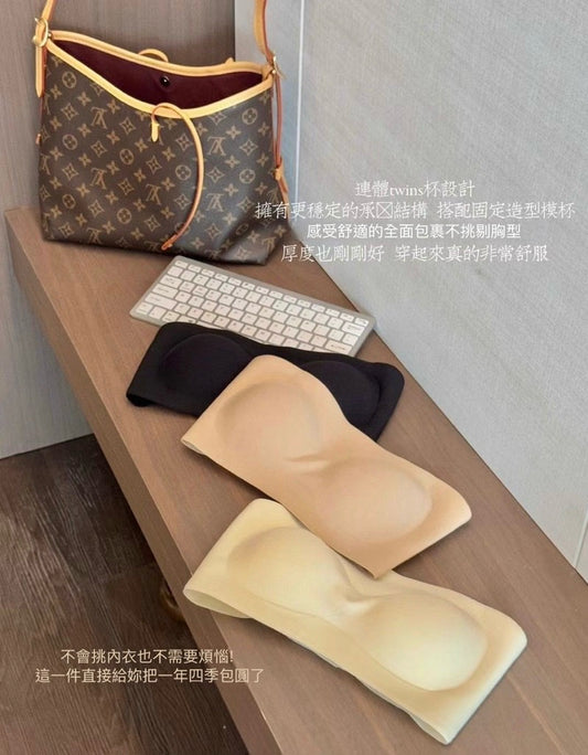 METWO> 粉底液隱形防滑抹胸BRA 149#