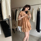 HERS> V領無袖休閒套裝 20847#