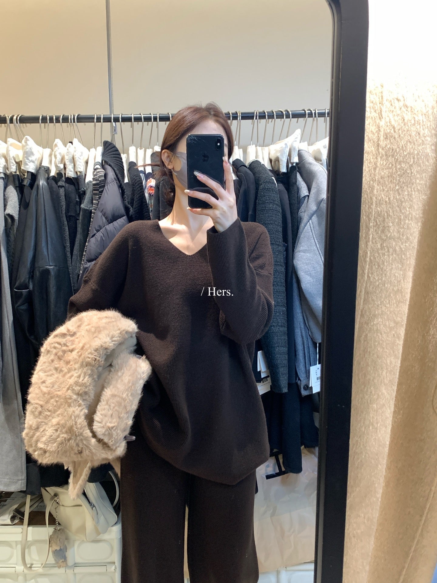 HERS - 華夫格慵懶套裝  92601#