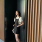METWO>小香背帶裙 08005#