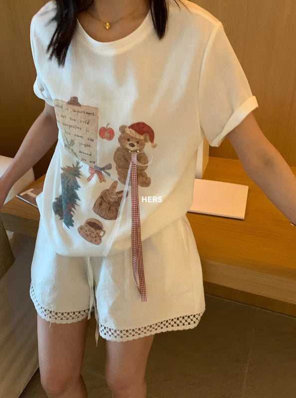 HERS> 提花休閒短褲 20570#