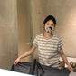 HERS>  撞色條紋T  20609#