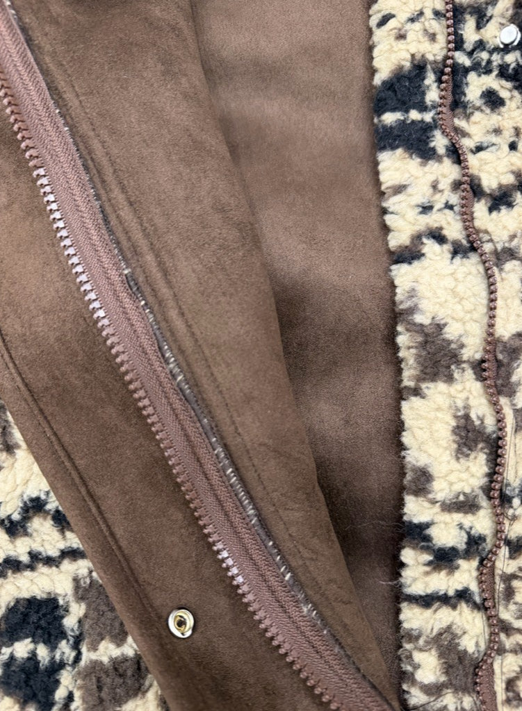 seeUbye - 費爾島搖粒絨麂皮絨一體外套  92593#