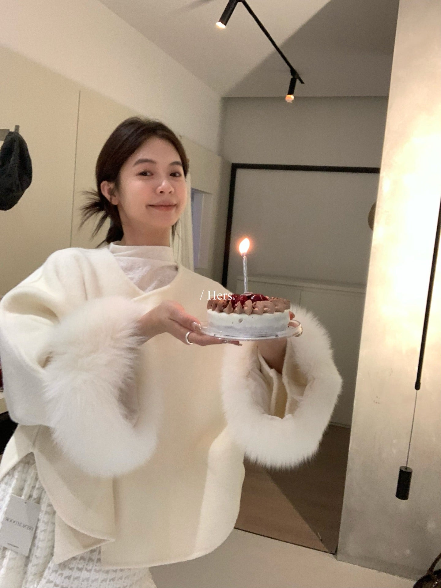 Hers - 重工雙面羊毛外套  92631#