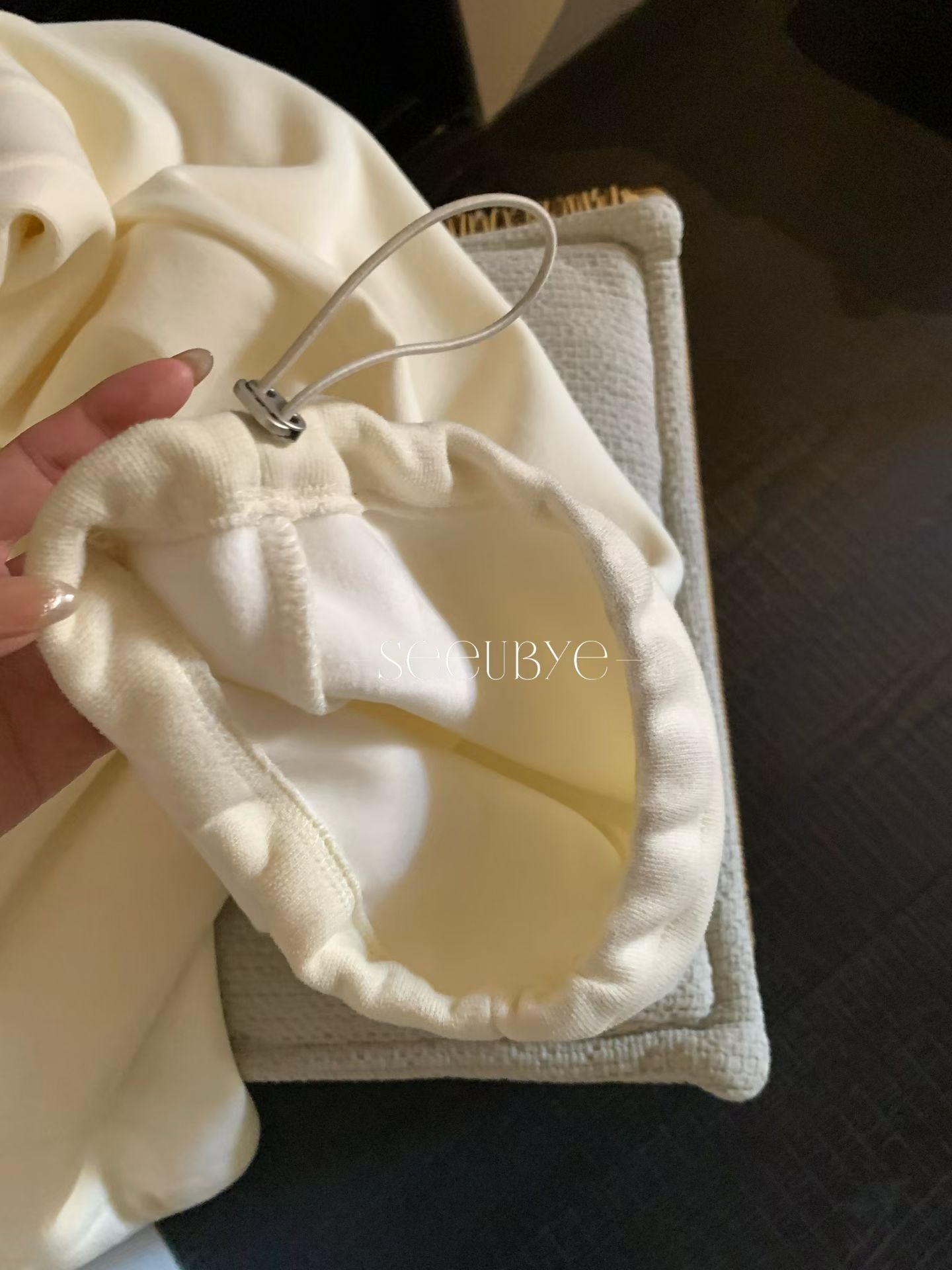 seeUbye - 暖暖褲王 加絨抽繩衛褲  720#