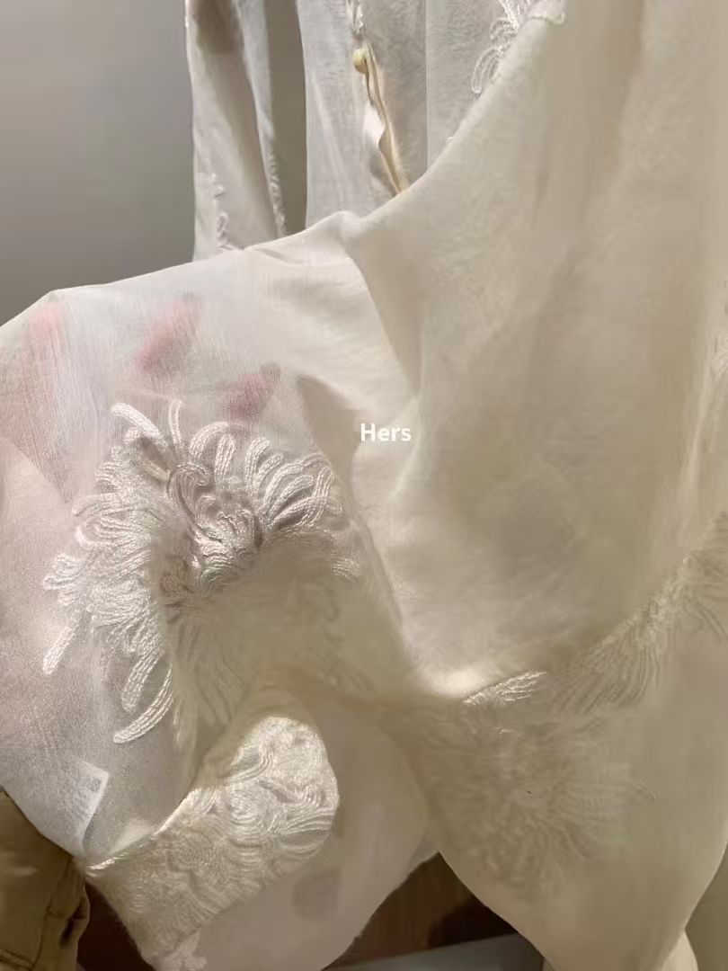 Hers - 超仙的一件刺繡襯衫&魚尾裙  20825#
