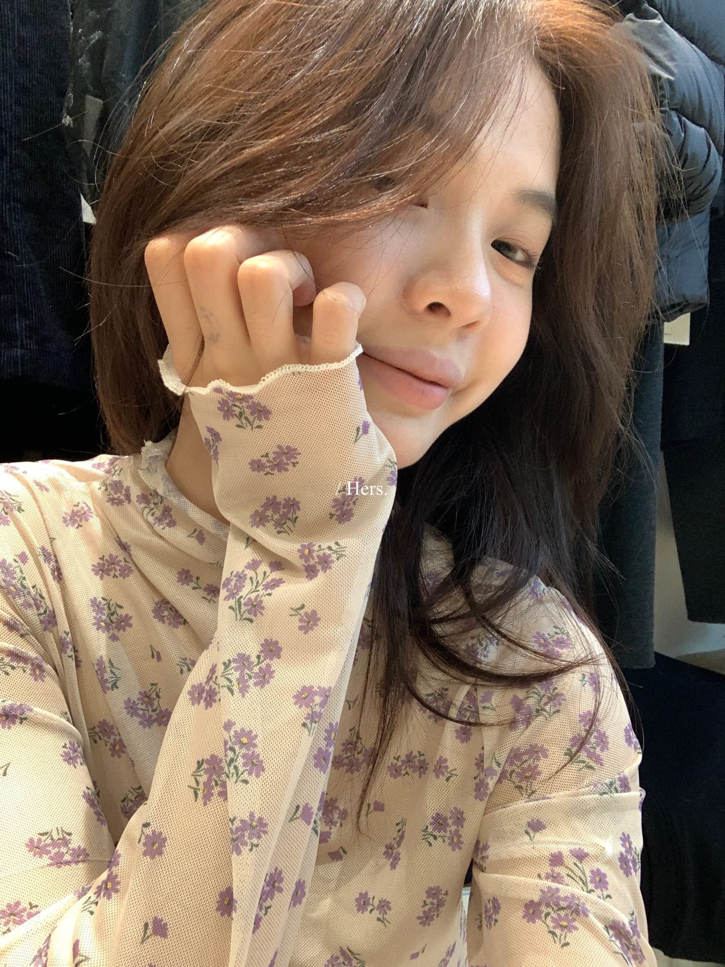 HERS - 碎花打底衫  92518#