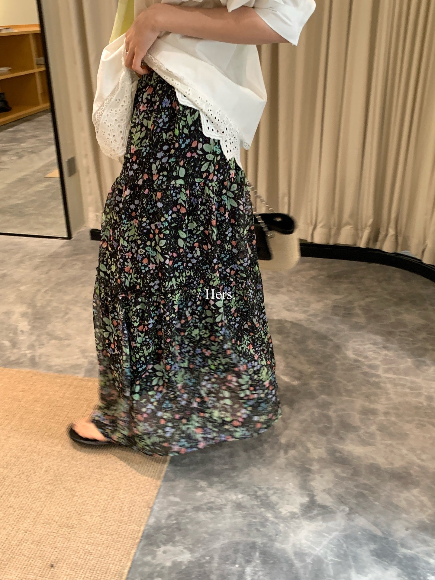 Hers - 碎花半裙   80332#
