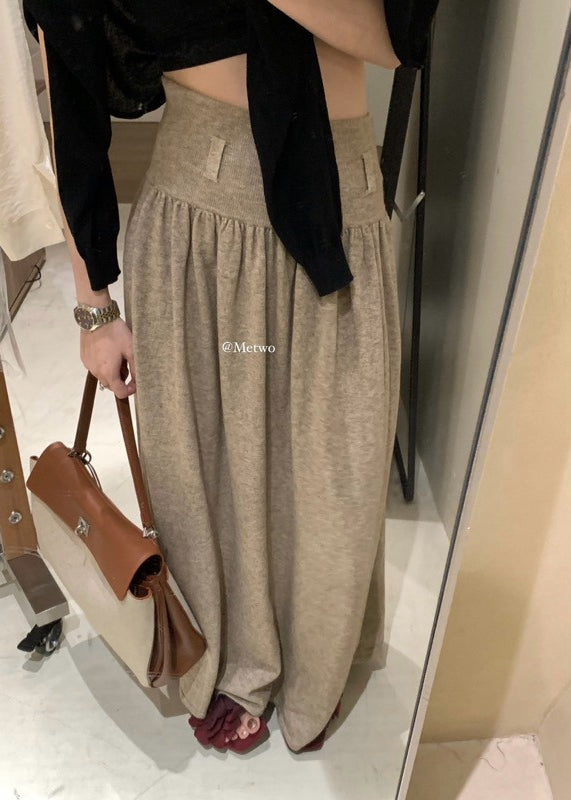 Metwo -  收腹羊絨傘裙(附皮帶) 2100#