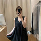 HERS> 天絲V領上衣 20824#