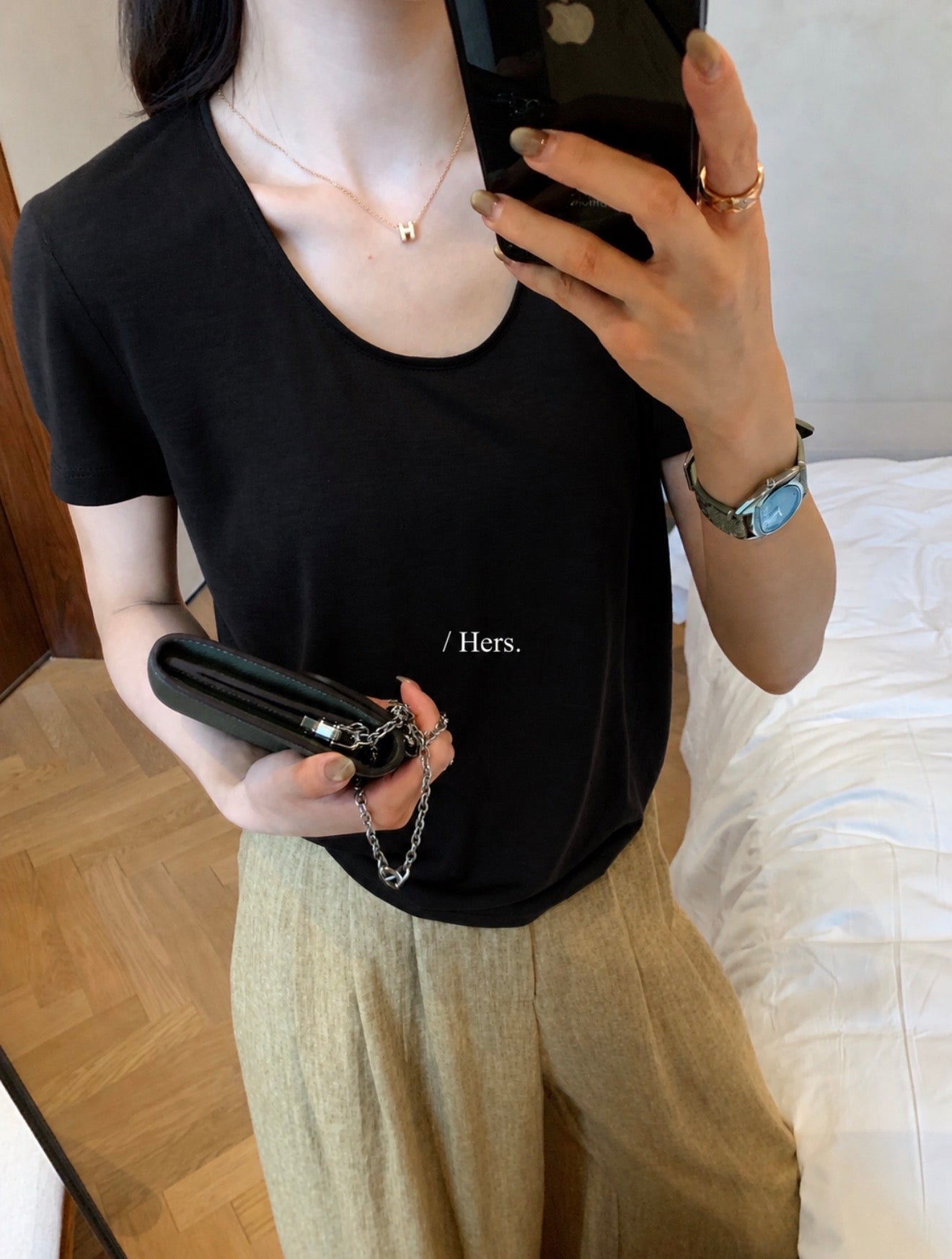 Hers - 萊賽爾涼感面膜T  80632#