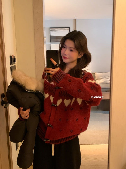 Limon - 羊駝毛衣開衫  2287#