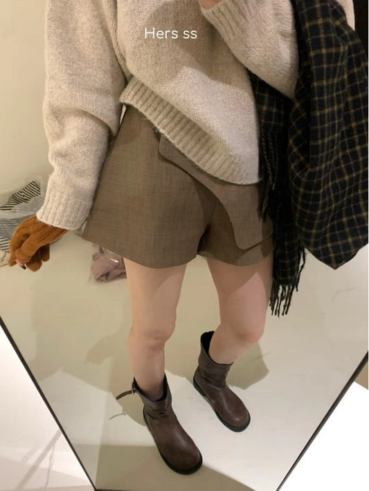 HERS> 不規則西裝短褲 8553#