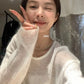 HERS>基本款通勤毛織套衫 20412#
