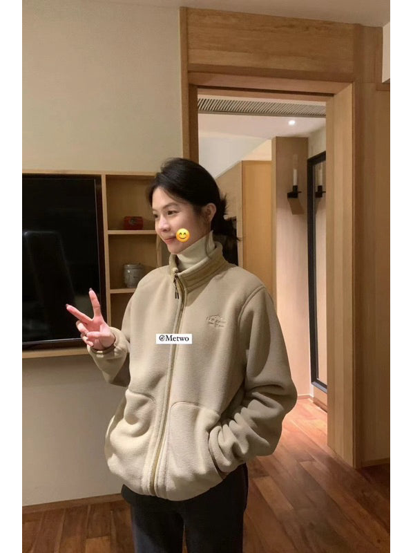 METWO> 島國雙面發熱絨外套 2265#