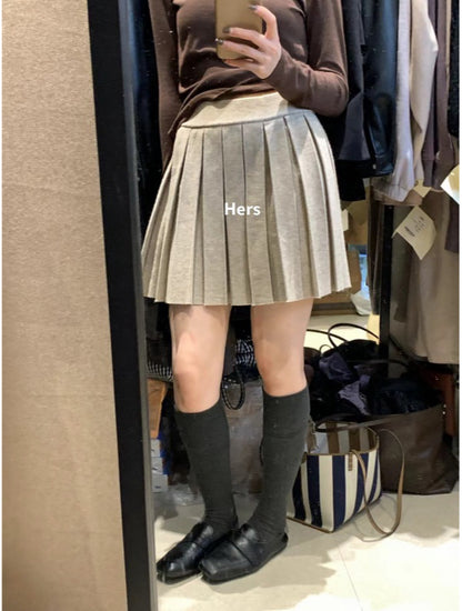 HERS> 羊絨百摺裙 #10146#