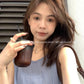 Metwo- 日系藍格連衣裙 孕婦友善  1313#