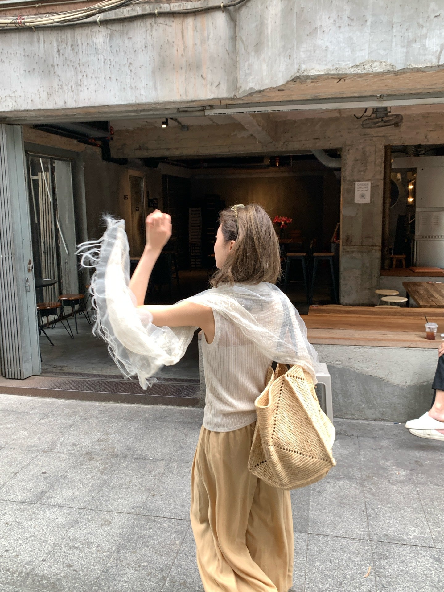 Hers - POLO領小精緻背心   08145#