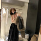 HERS> 呢子百褶裙 8630#