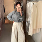 HERS> 小碎花圓領衫  20255#