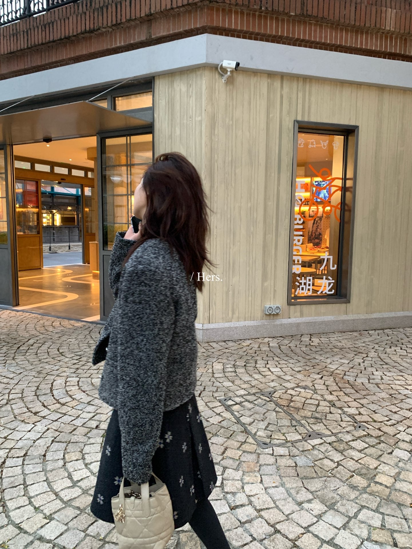 Hers - 羽絨小香風外套  92613#