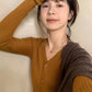 HERS> 氣質V領針織開衫 10035#