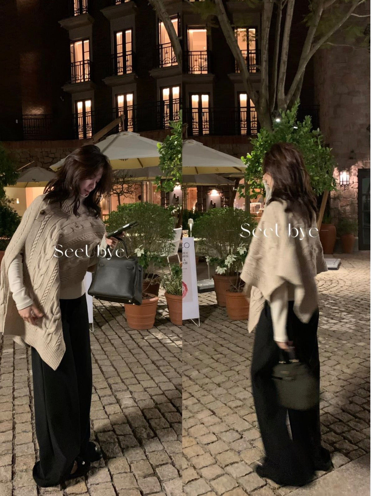 seeUbye - 西西太后麻花斗篷  695#