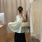 HERS>  醋酸魚尾裙 20825#