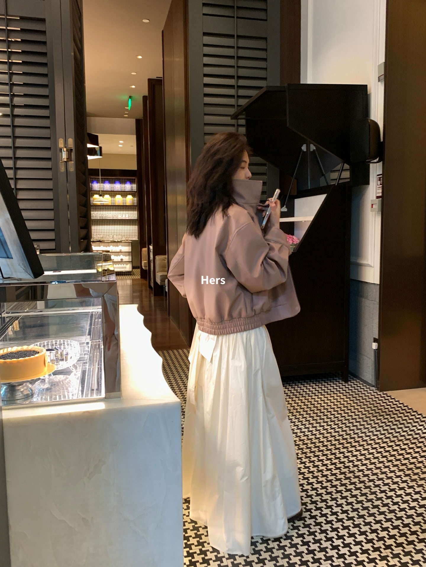 Hers - 經典皮夾克  92067#