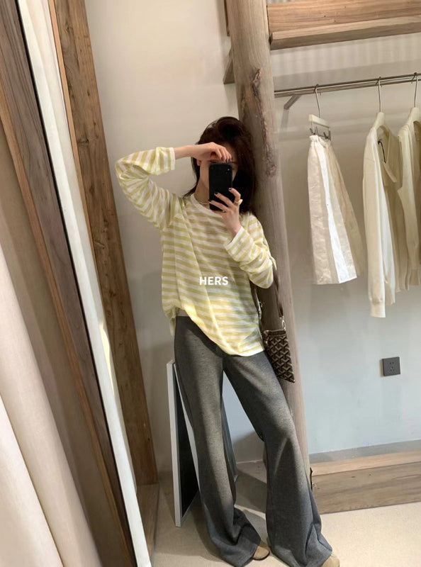 HERS> 條紋防曬衫 20534#