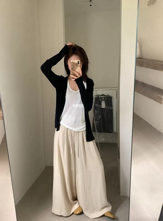 HERS>  寬鬆慵懶西裝休閒褲 20880#