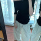 Hers -雲朵蕩領T 自在兩穿  0366#