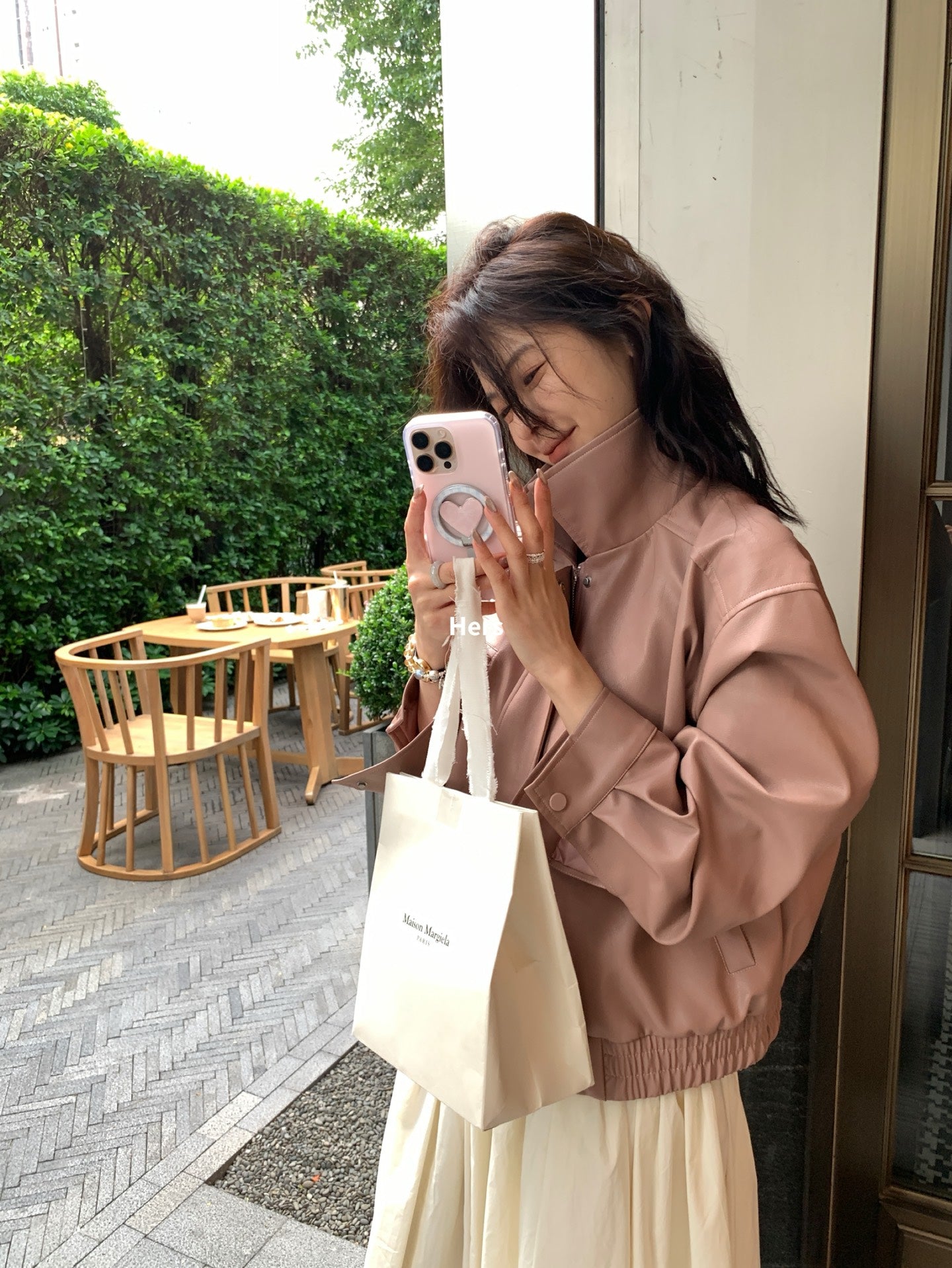 Hers - 經典皮夾克  92067#