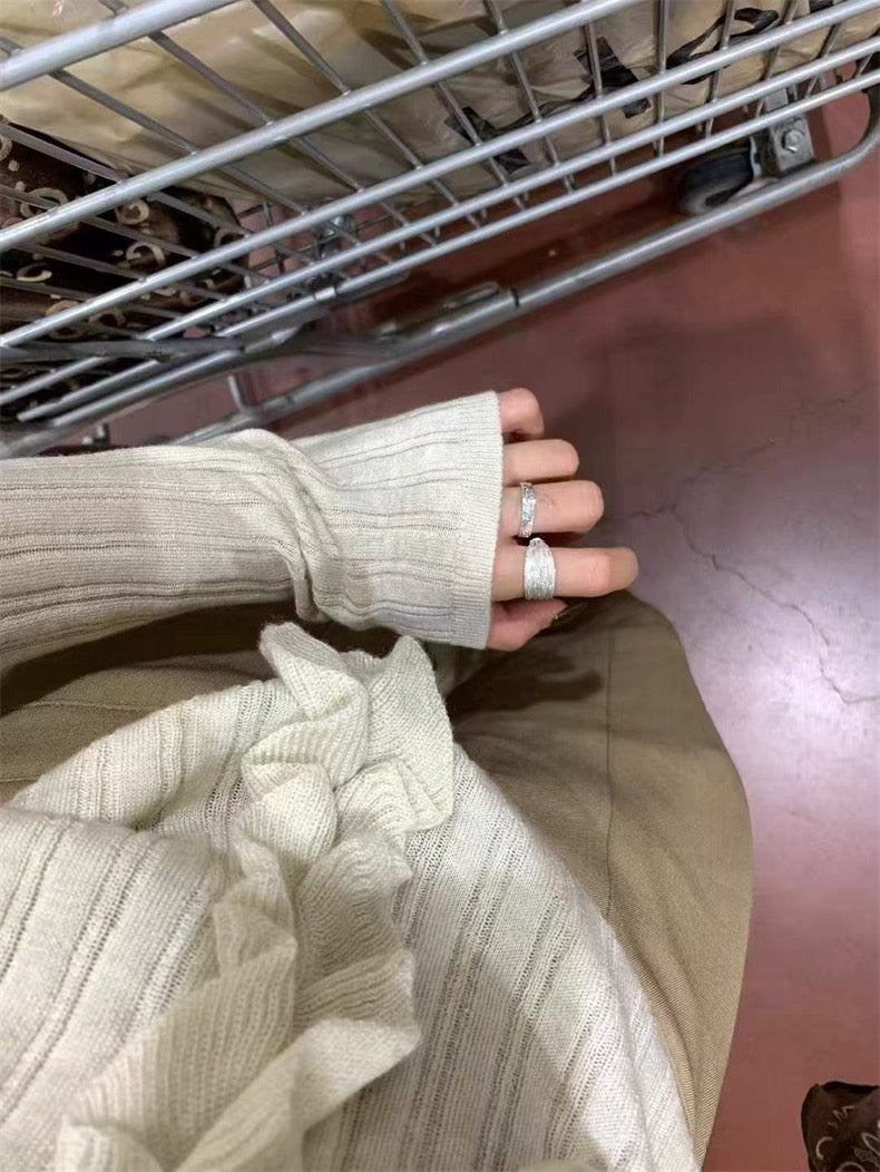 METWO - 木耳針織衫  9022#