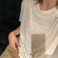 Hers - 竹節肌理感條紋T  80685#