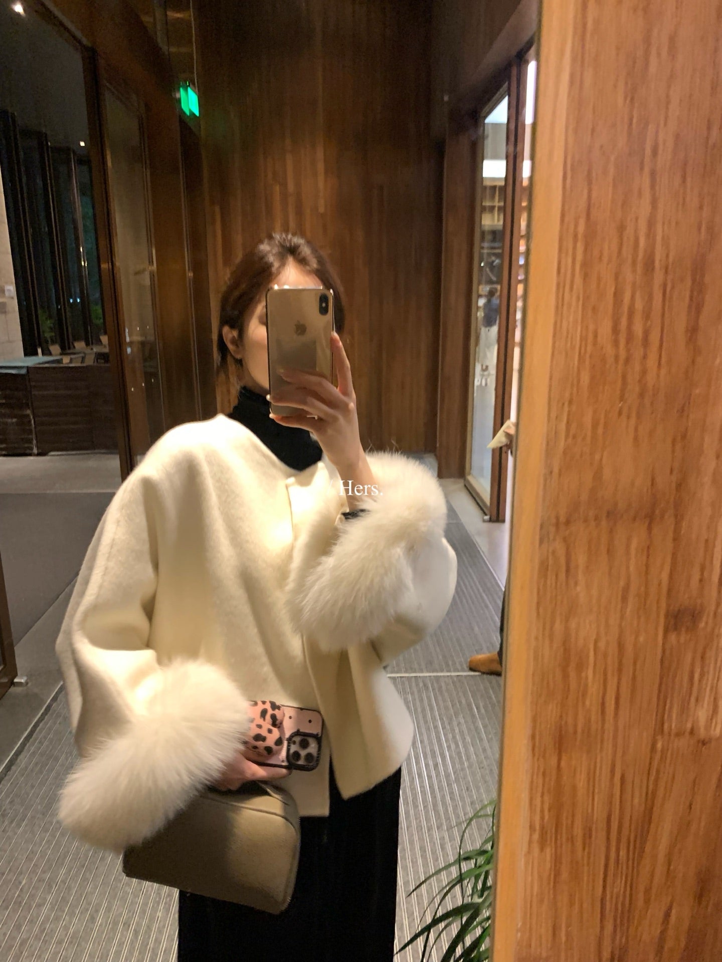 Hers - 重工雙面羊毛外套  92631#