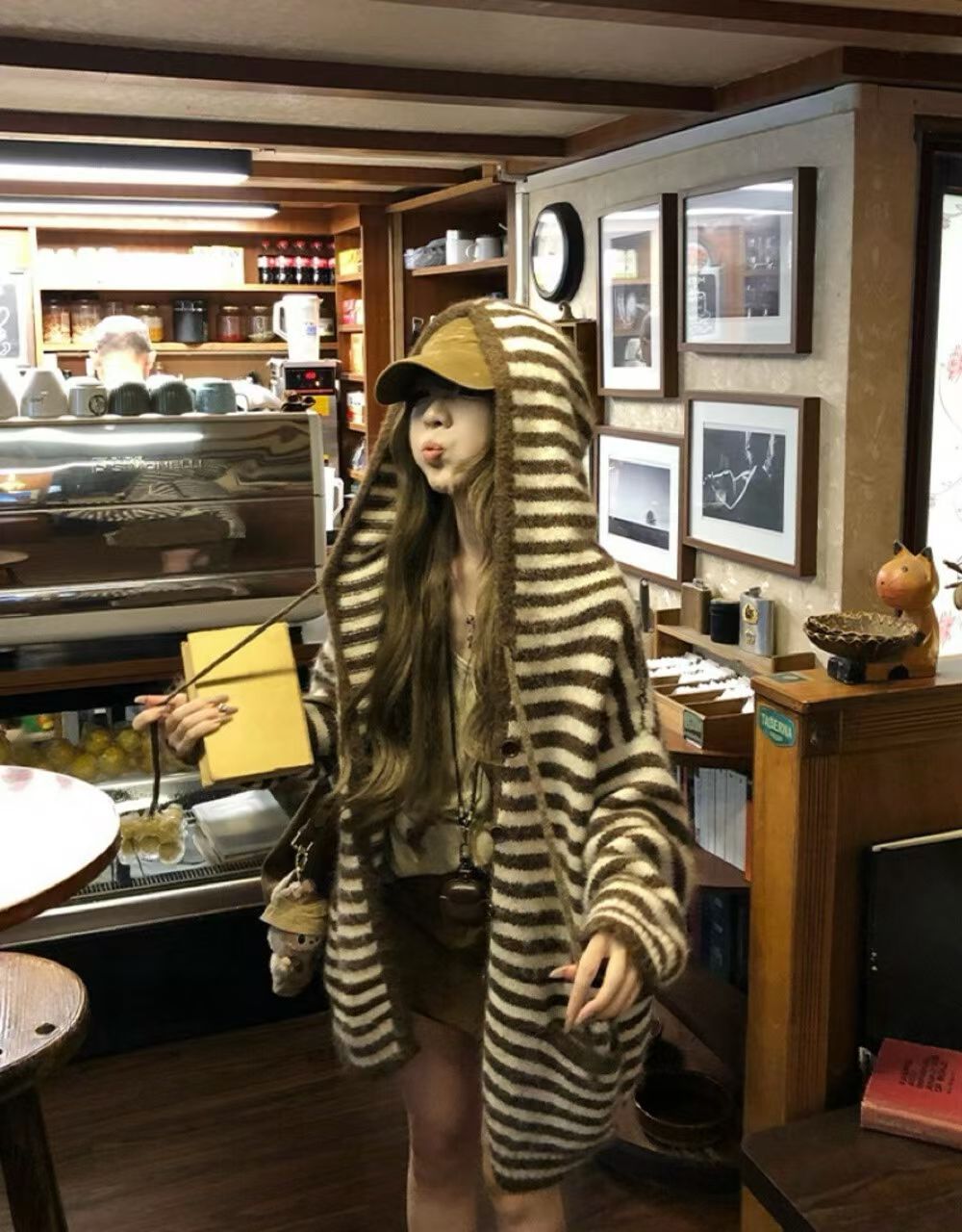 YJNENE - 慵懶毛衣外套  951#