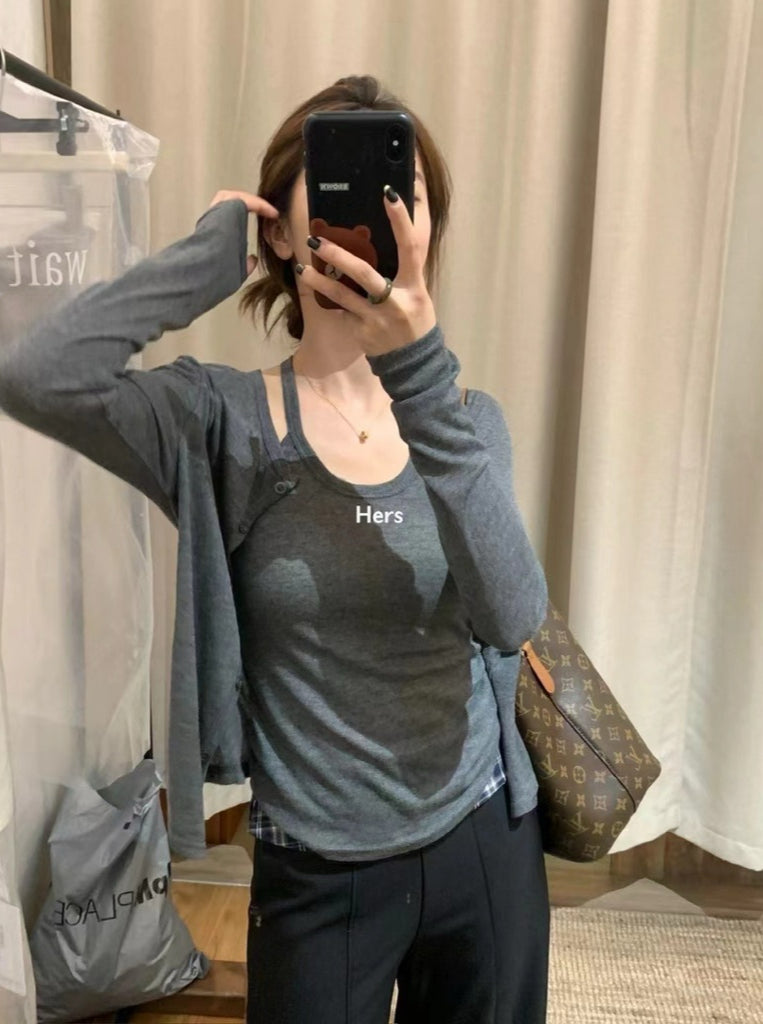 HERS> 防曬罩衫背心2件套21092#